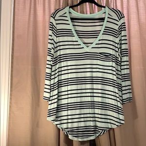 Blue Stripe Blouse